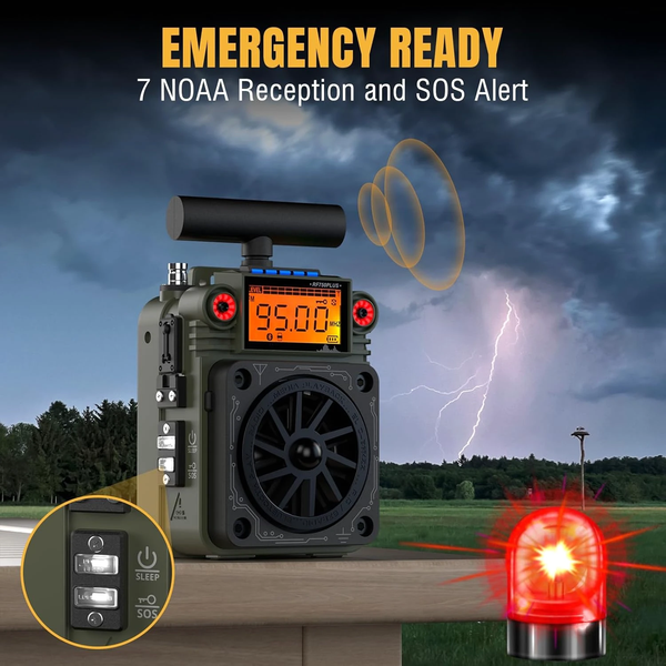 Premium Multifunctional Emergency & Outdoor Radio