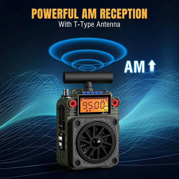 Premium Multifunctional Emergency & Outdoor Radio