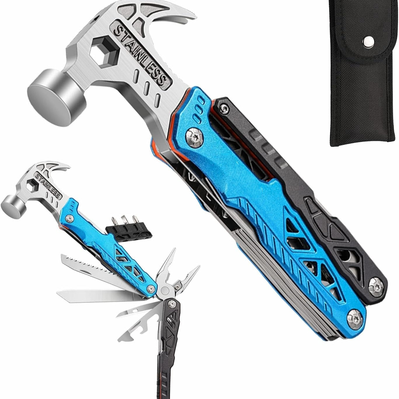 18 In 1 Multifunctional Claw Hammer 60Tools Main image