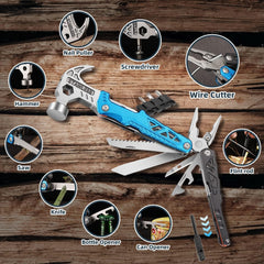 18 In 1 Multifunctional Claw Hammer 60Tools