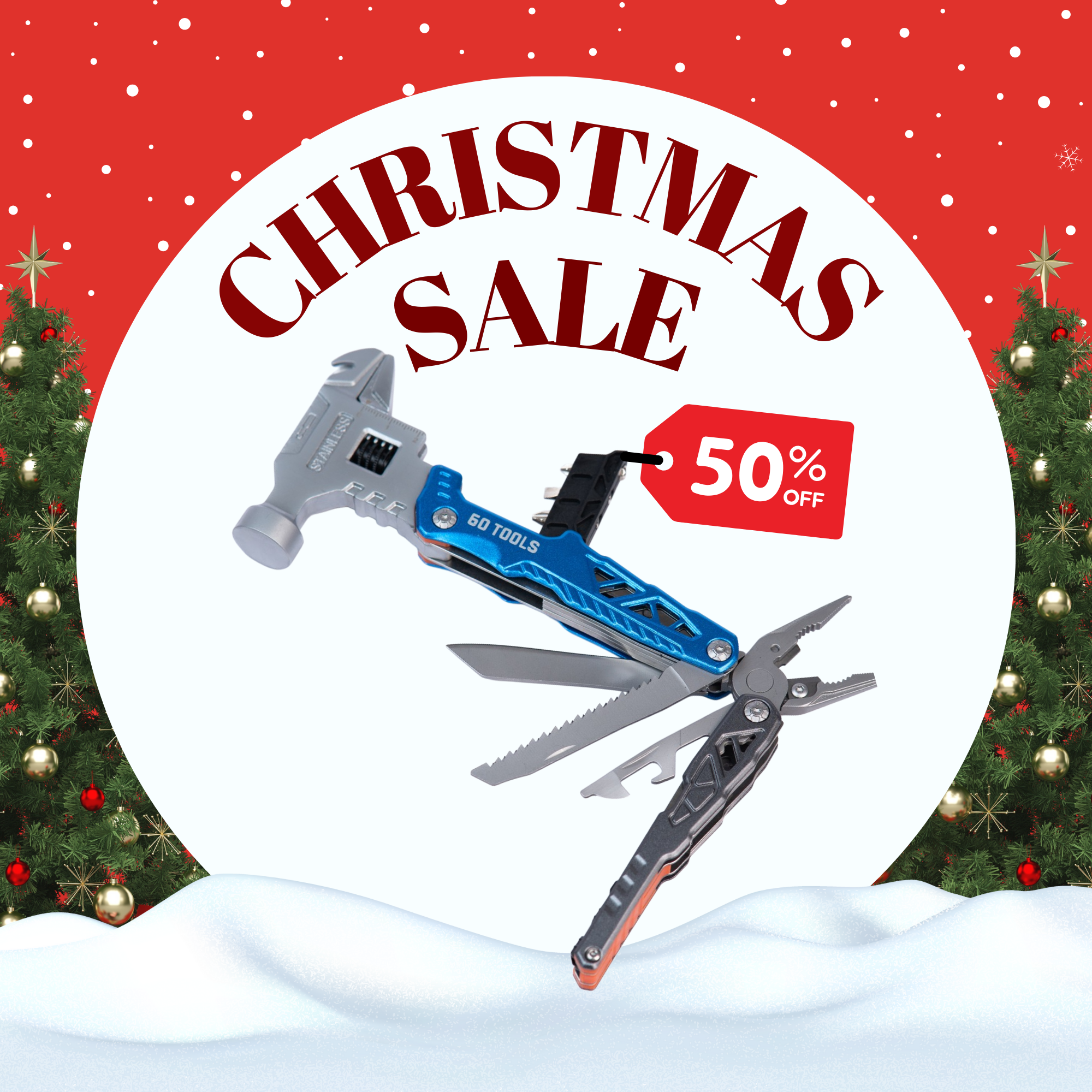 18 In 1 Multifunctional Wrench Hammer 60Tools