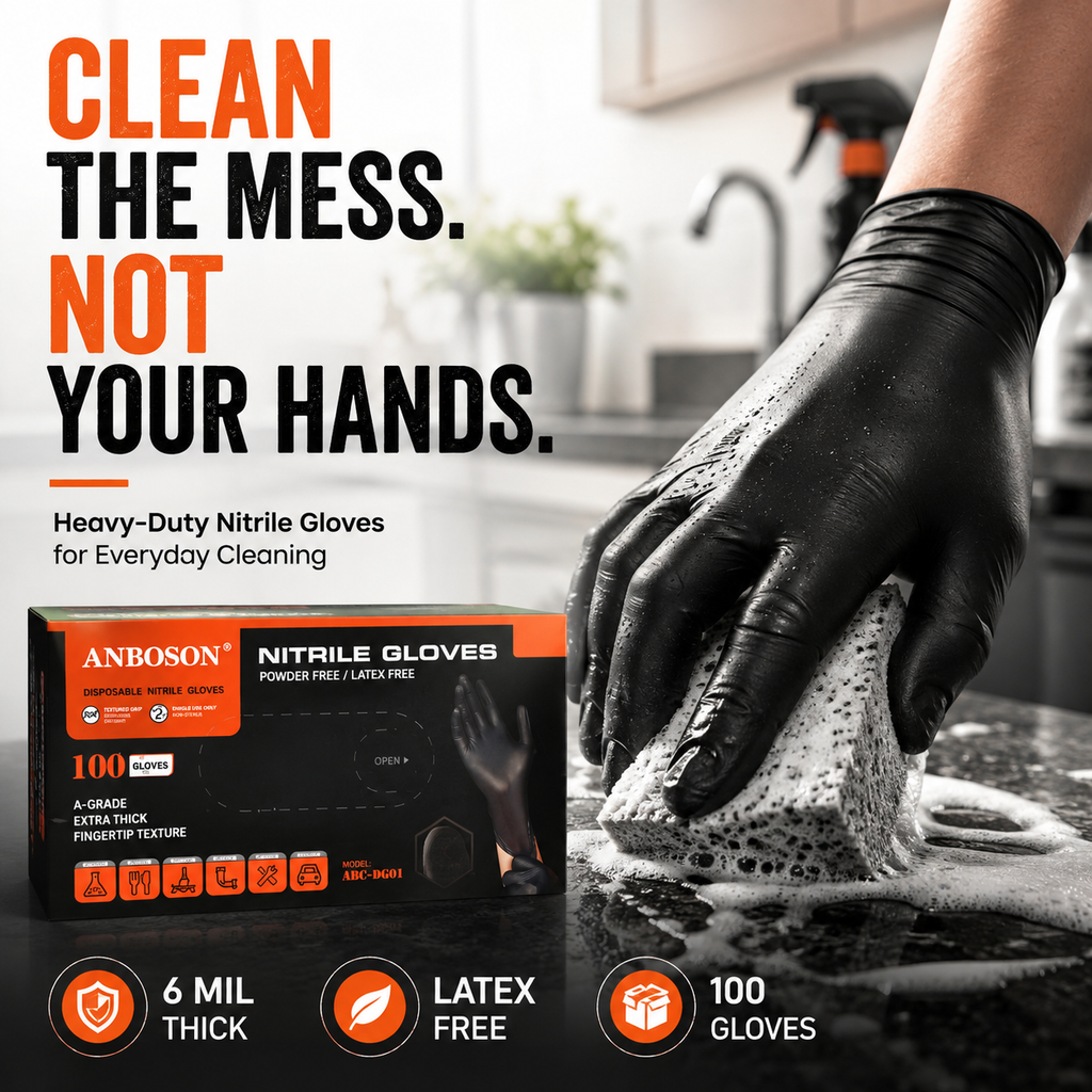 Premium Nitrile Cleaning Gloves