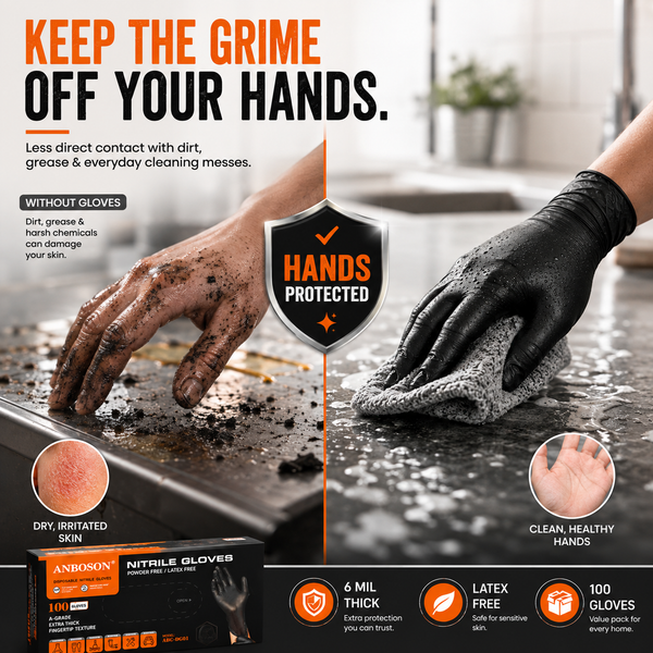 Premium Nitrile Cleaning Gloves