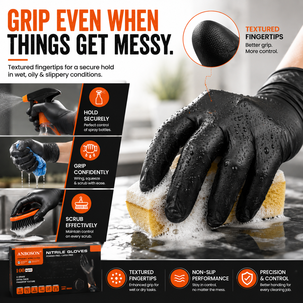Premium Nitrile Cleaning Gloves