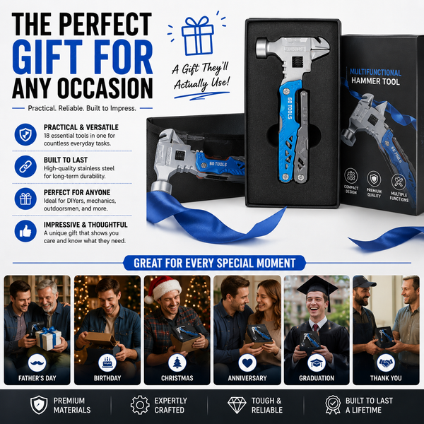 18 In 1 Multifunctional Wrench Hammer 60Tools