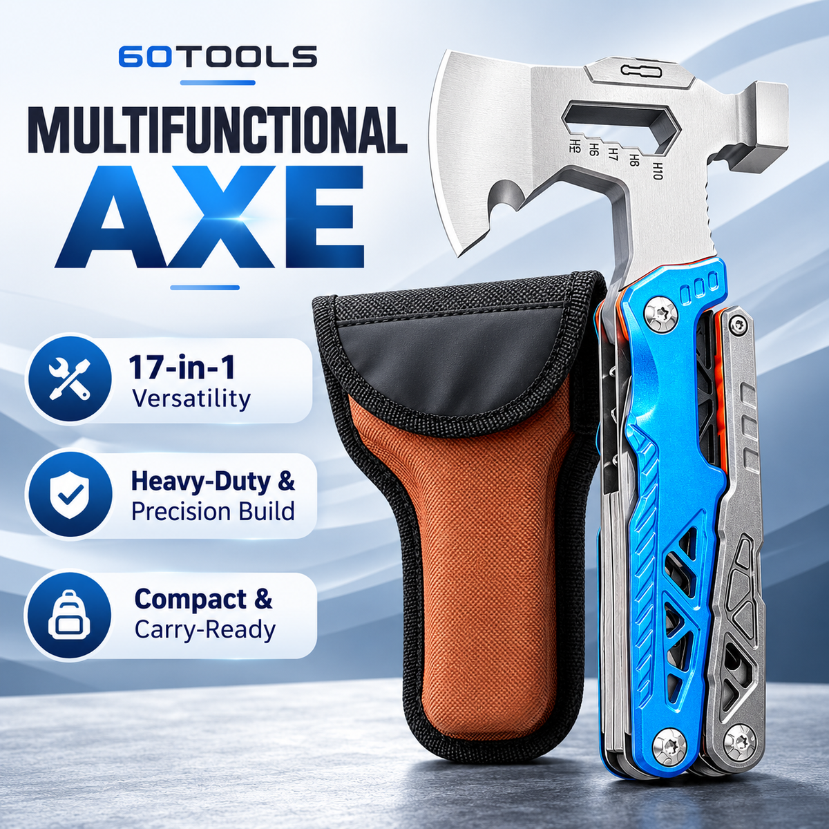 17 In 1 Multifunctional Axe 60Tools Main image