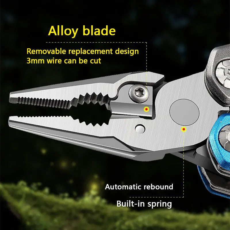 17 In 1 Multifunctional Folding Pliers  60Tools