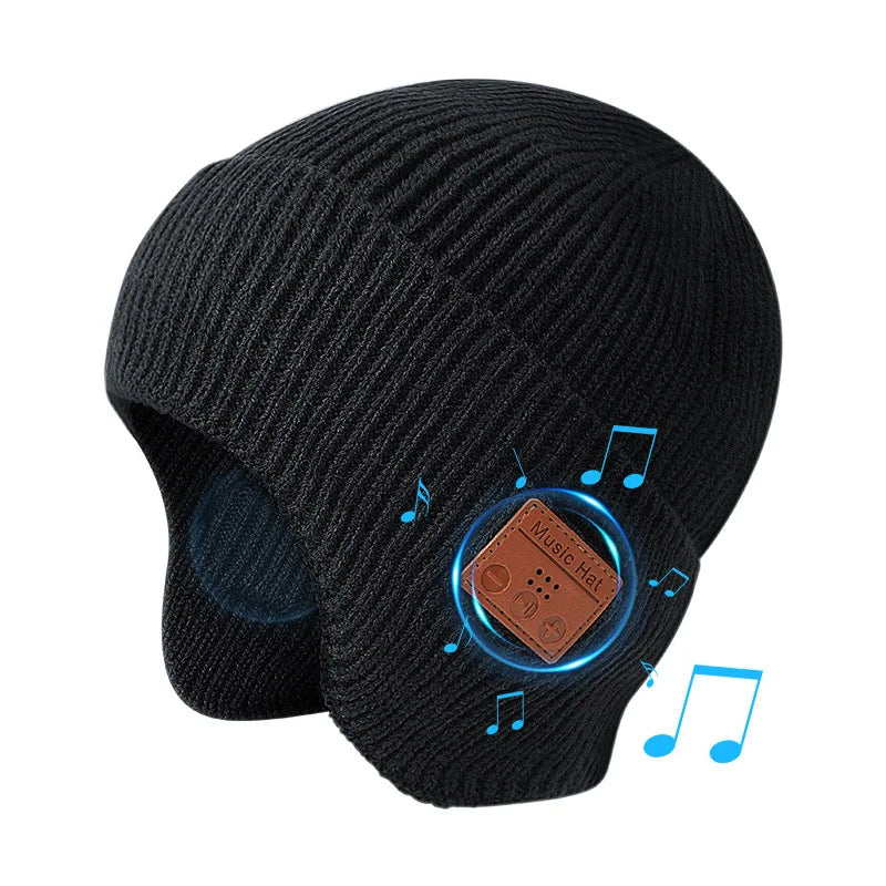 Multifunctional Bluetooth Beanie with Headlight