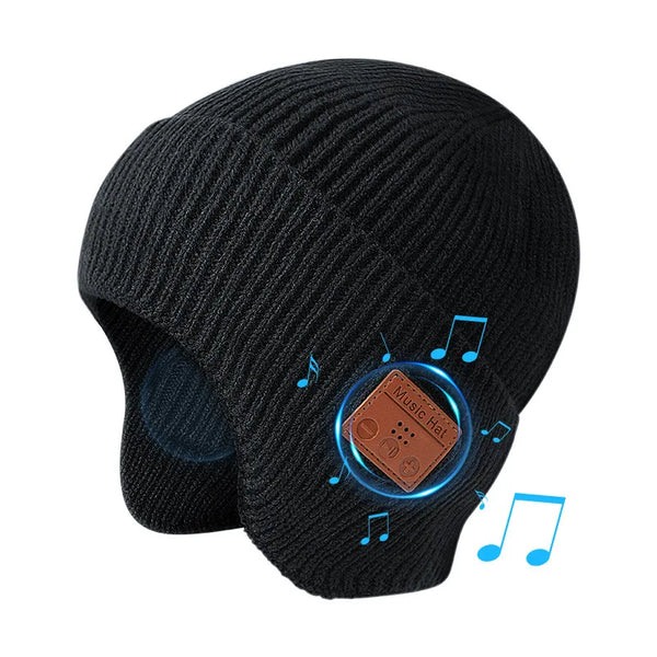 Multifunctional Bluetooth Beanie with Headlight