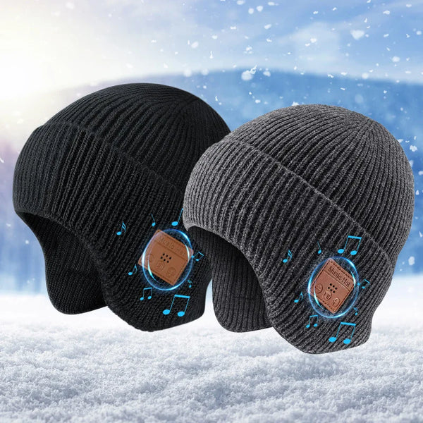 Multifunctional Bluetooth Beanie with Headlight