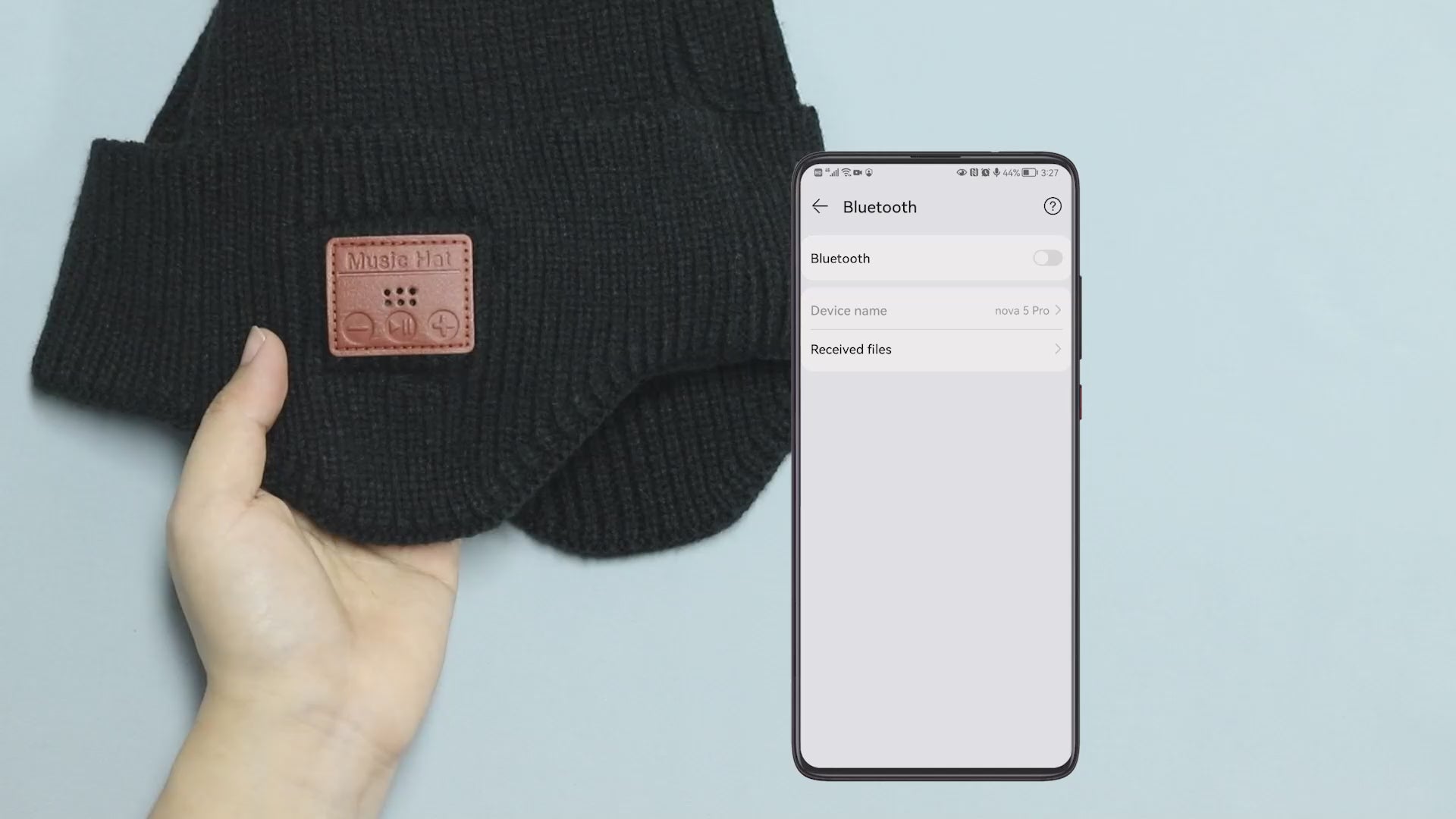 Multifunctional Bluetooth Beanie with Headlight